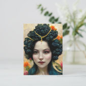 Vrouw Briefkaart (Staand voorkant)