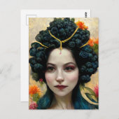 Vrouw Briefkaart (Voorkant / Achterkant)