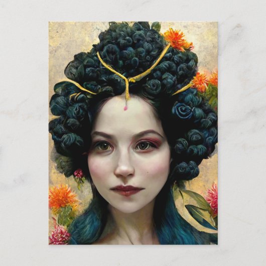 Vrouw Briefkaart (Voorkant)