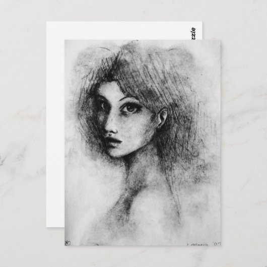 Vrouw Briefkaart (Voorkant / Achterkant)