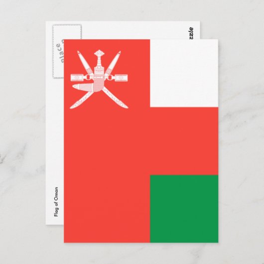 vrouw briefkaart (Voorkant / Achterkant)