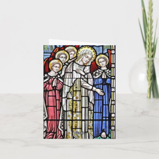 Vrouw Bruiloft Kaart (Achterkant)