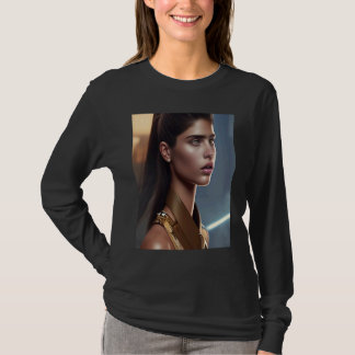 Vrouw Bruin Top Outfit Inspiratie Look Blauw Geel