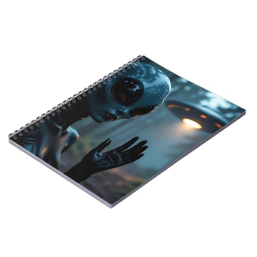 Vrouw buitenaardse wezens en UFO’s Notitieboek (Linkerzijde)