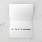 VROUW Butt HAPPY 50 VERJAARDAG KAART GRAPPIG (Binnen)