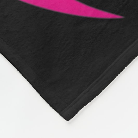 Vrouw Butterfly Support Squad Breast Cancer Warrio Fleece Deken (Hoek)