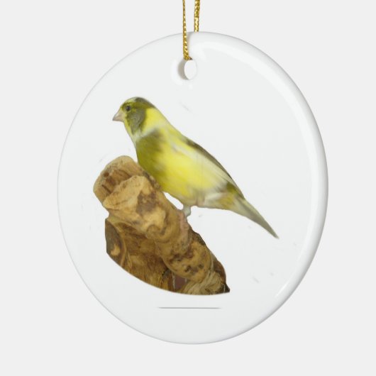 Vrouw canary keramisch ornament (Links)