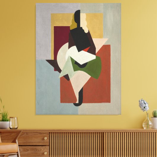 Vrouw Canvas Afdruk (Insitu (Woonkamer))