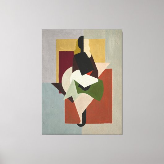 Vrouw Canvas Afdruk (Voorkant)