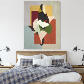 Vrouw Canvas Afdruk (Insitu (Slaapkamer))