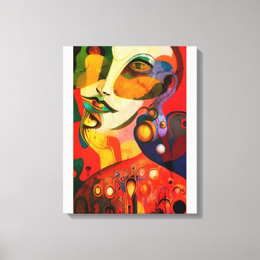 Vrouw Canvas Afdruk (Voorkant)