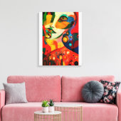 Vrouw Canvas Afdruk (Insitu (Woonkamer))
