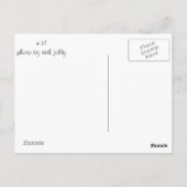 Vrouw Canvasback duck Profile Briefkaart (Achterkant)