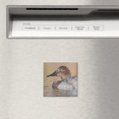 Vrouw Canvasback duck Profile Magneet (Insitu (Vaatwasser))