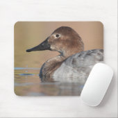 Vrouw Canvasback duck Profile Muismat (Met muis)