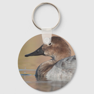 Vrouw Canvasback duck Profile Sleutelhanger