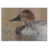 Vrouw Canvasback duck Profile Snijplank (Voorkant)