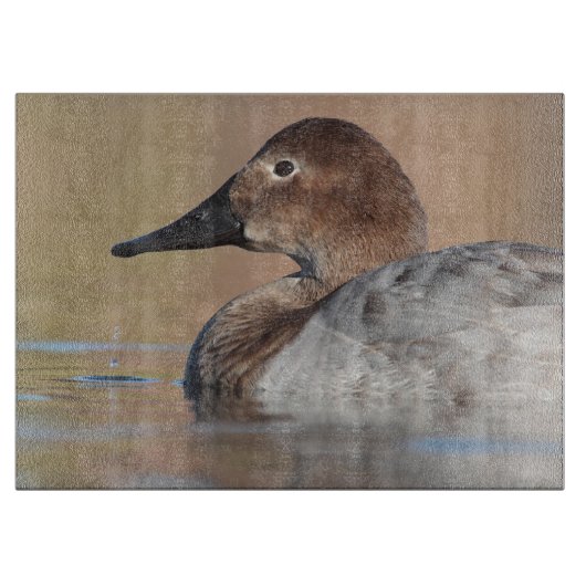 Vrouw Canvasback duck Profile Snijplank (Voorkant)