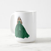 Vrouw Capricorn Goddess aangepaste tekst Koffiemok (Voorkant links)