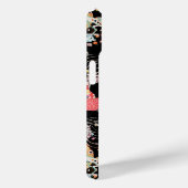 VROUW, CENTAUR FLORAL Red Black Klimt Patroon Case-Mate iPhone Case (Achterkant / Rechts)