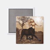 Vrouw Centaur Magnet (Voorkant / Achterkant)