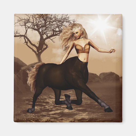 Vrouw Centaur Magnet (Voorkant)