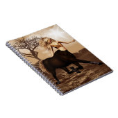 Vrouw Center-laptop Notitieboek (Rechterzijde)