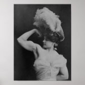 vrouw Charmion Flexing - 1897 Poster (Voorkant)