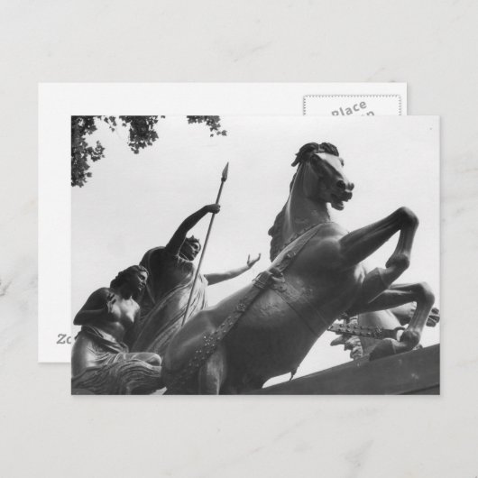 Vrouw chauffeur! briefkaart (Voorkant / Achterkant)