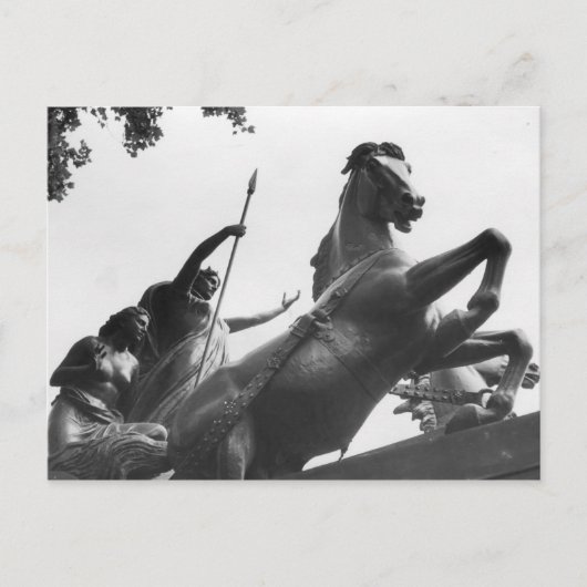 Vrouw chauffeur! briefkaart (Voorkant)