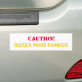 Vrouw chauffeur! bumpersticker (Op auto)
