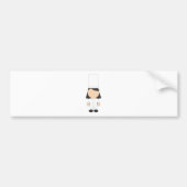 Vrouw Chef Bumpersticker (Voorkant)