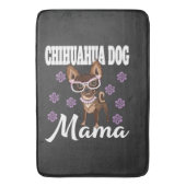 Vrouw Chihuahua-hond Moeder Badmat (Voorkant Verticaal)