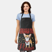 Vrouw Chihuahua-hond Moeder Schort (Gedragen)