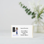 Vrouw Chiropracter Visitekaartjes (Staand voorkant)