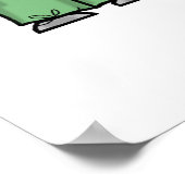 Vrouw chirurgische NURSE Acronymn Poster aanpassen (Hoek)