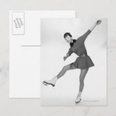 Vrouw Cijfer Schatting Briefkaart (Voorkant / Achterkant)