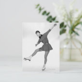 Vrouw Cijfer Schatting Briefkaart (Staand voorkant)