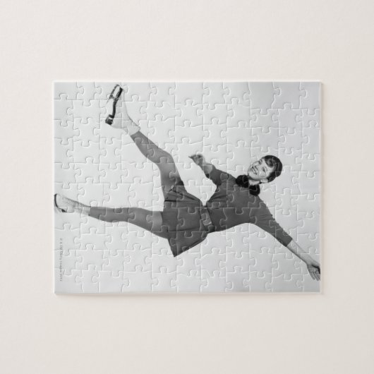 Vrouw Cijfer Schatting Legpuzzel (Horizontaal)