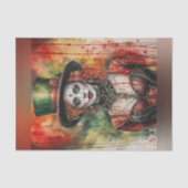 Vrouw Circus Ring Leader Decoupage Papier (Voorkant)