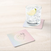 Vrouw Coaster Kartonnen Onderzetters (Insitu)