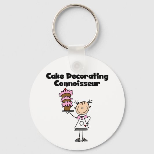 Vrouw Coker Decorting Connoisseur Sleutelhanger (Voorkant)