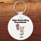 Vrouw Coker Decorting Connoisseur Sleutelhanger (Voorkant)