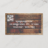 Vrouw Coming Dog Fur | Grooming Visitekaartje (Achterkant)