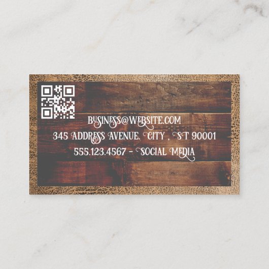 Vrouw Coming Dog Fur | Grooming Visitekaartje (Achterkant)