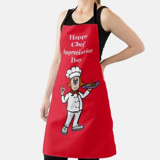 Vrouw Cook Chef Appreciation Day Schort (Insitu)