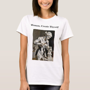 Vrouw, creëer jezelf – Zelfgemaakt portret T-shirt