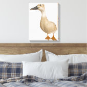 Vrouw Crested Duck, 3 jaar oud Canvas Afdruk (Insitu (Slaapkamer))