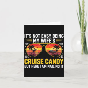 Vrouw Cruise Candy Verlovings Verloofde Koppel Kaart