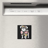 Vrouw Cute Pug Hond Moeder Magneet (Insitu (Vaatwasser))